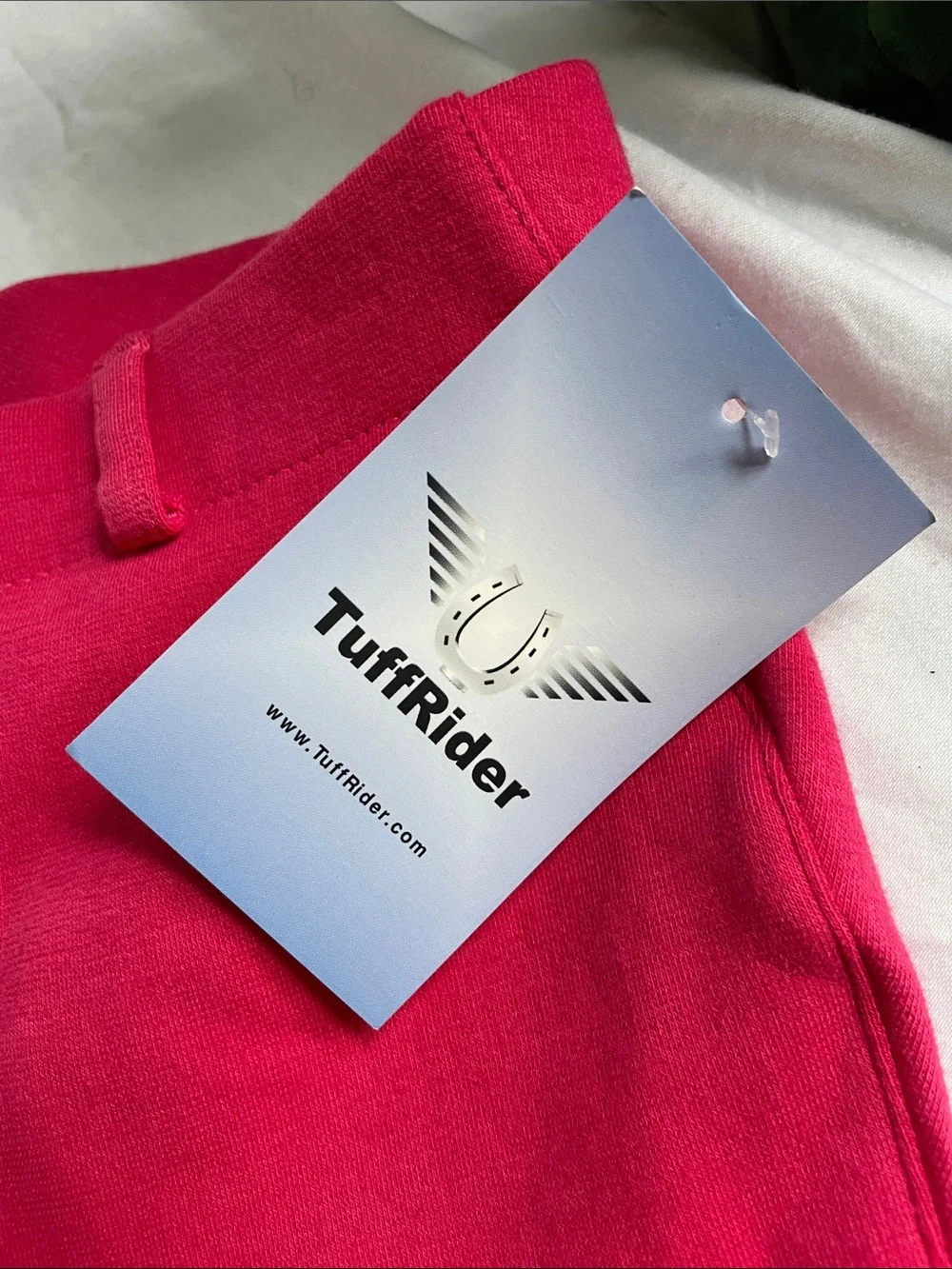 NWT Tuffrider Pants Equestrian Riding Breeches Leggings Size 8 Pink Horse Girl